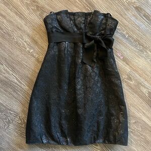 BCBGMaxAzria Black Sparkly Dress